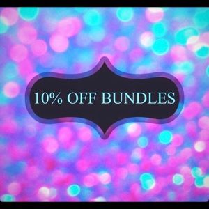 10% OFF ALL BUNDLES! :)